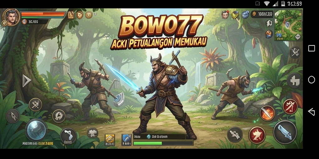 Tampilan seru dari battlefield dalam BOWO77, penuh aksi dan tantangan.