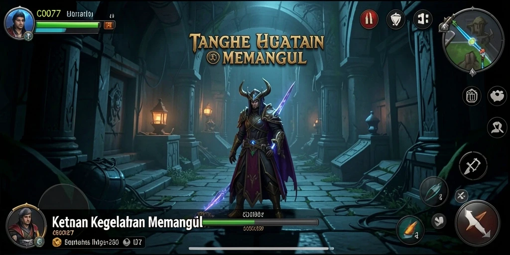 Tampilan gameplay C0077 yang mencekam dan penuh misteri.