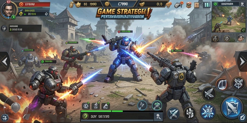 Tampilan gameplay C7890 dengan aksi strategi seru.