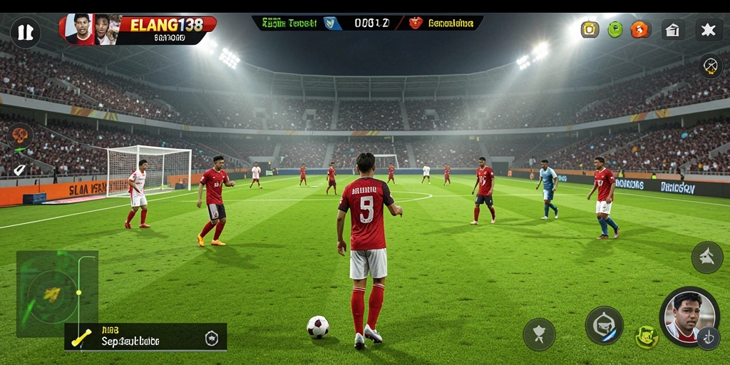 Tampilan gameplay ELANG138 yang menarik dan seru saat bertanding di lapangan.