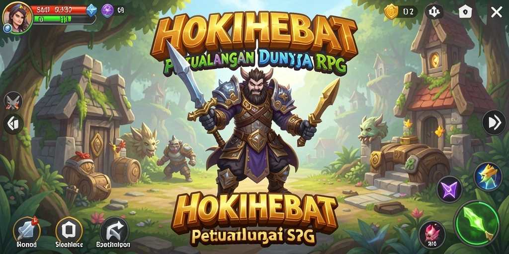 Tampilan gameplay HOKIHEBAT yang menarik dan menawan.