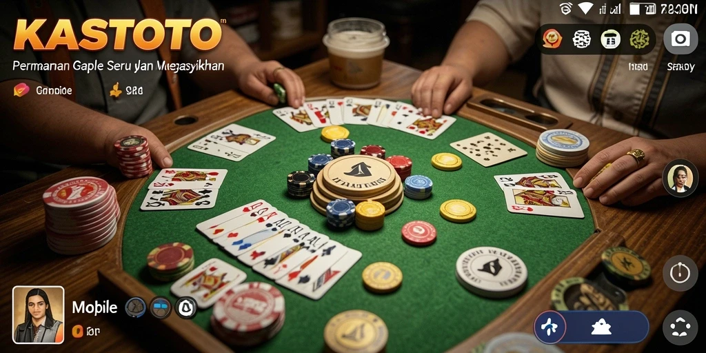 Screenshot menunjukkan gameplay seru dan kompetitif di KASTOTO.