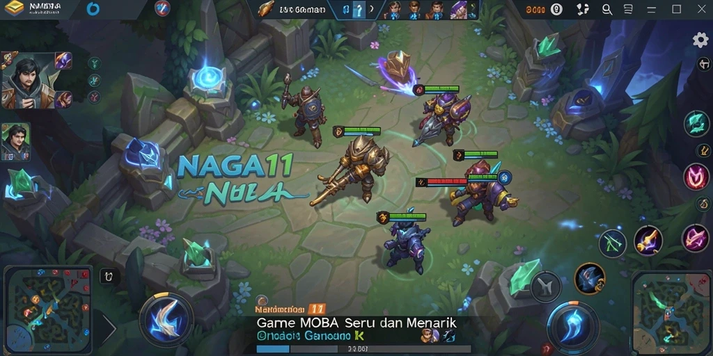 Tampilan menarik dari gameplay NAGA11 yang penuh aksi.