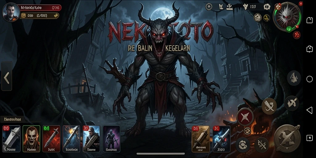 Gameplay seram dan menyenangkan di dunia kegelapan NEKOTOTO.