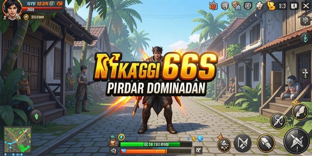 Tampilan gameplay <strong>NK666</strong> yang penuh aksi dan strategi.