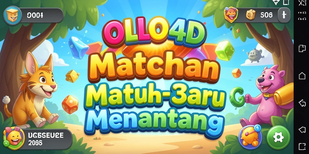 Tampilan menarik dari gameplay OLLO4D yang penuh warna.