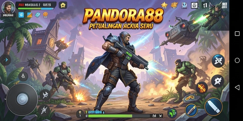 Screenshot PANDORA88 menunjukkan aksi seru dalam pertarungan.